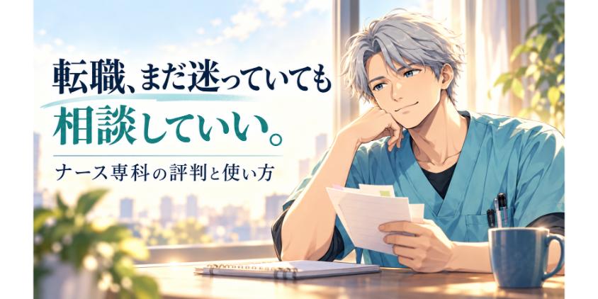 【実体験】ナース専科の評判！転職を迷っている段階から使える優良サービス